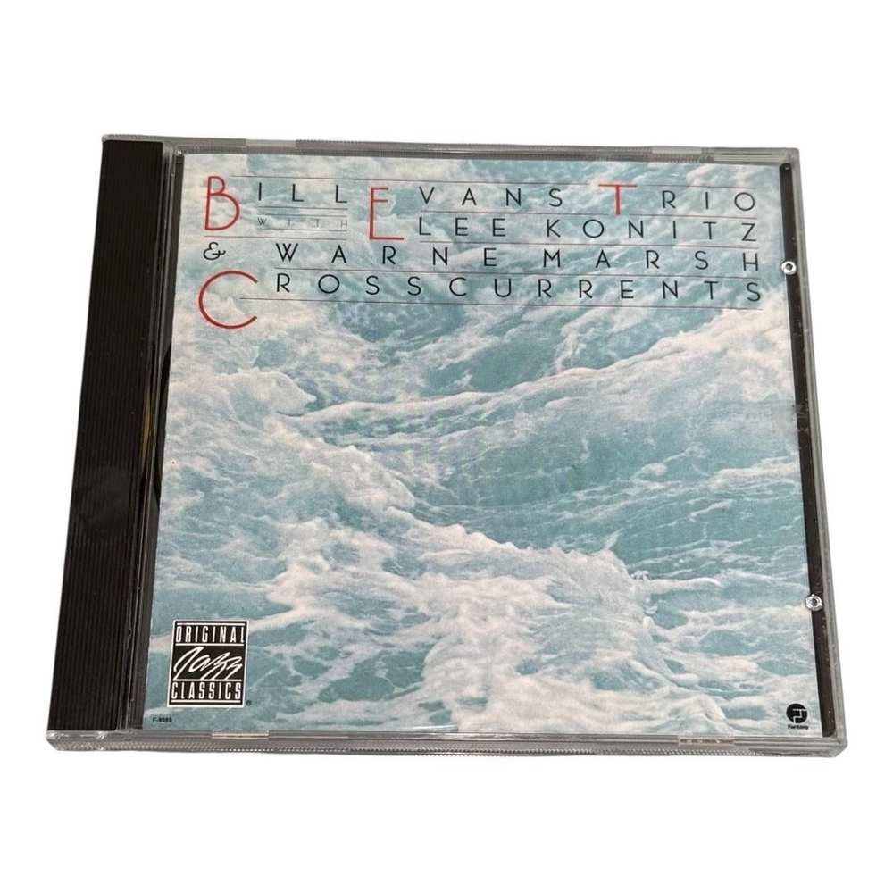 Bill Evans Trio CD Crosscurrents Lee Konitz Warne Marsh Jazz Album 1992 Fantasy